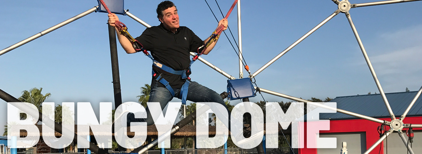 The Bungy Dome is fun for kids of all ages