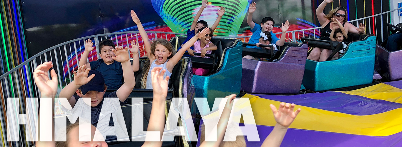 We'll spin you around on the Himalaya at In The Game