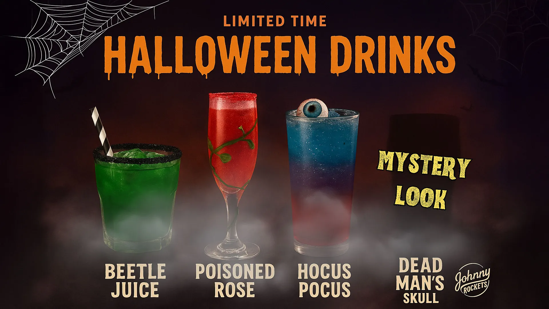Halloween Exclusive Drinks at Johnny Rockets Sawgrass